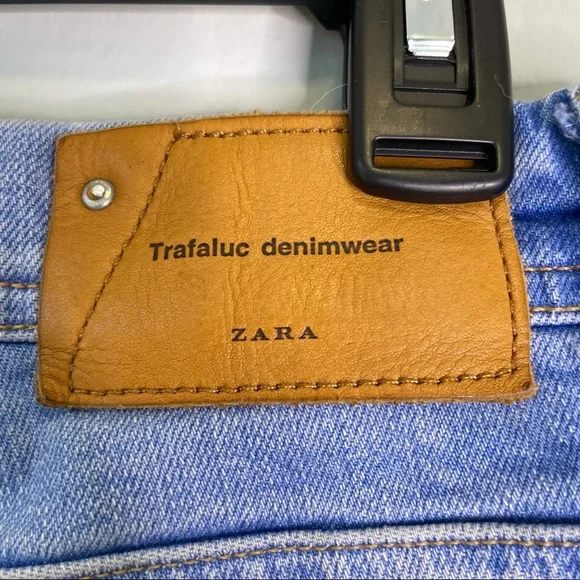 ZARA Trafaluc Denim wear Distressed Jeans size 4 - Picture 7 of 9